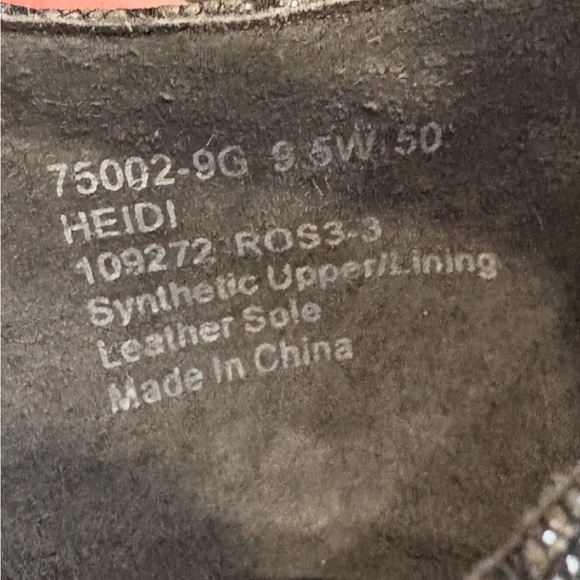 Ros Hommerson Black and Silver Heels - Picture 7 of 8